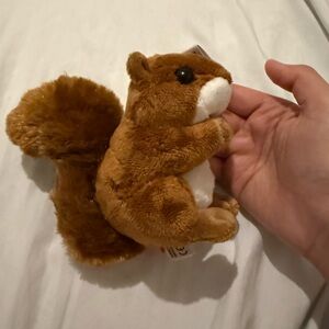 Brown Plush Squirrel Toy